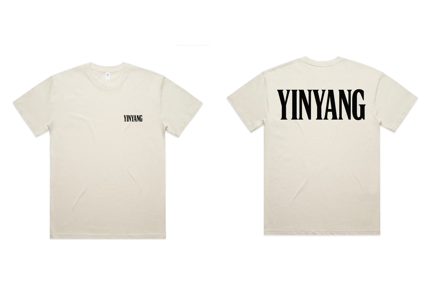 Block Oversized Tee YINYANG
